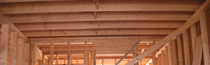 Hattle Framing Inc.-framed basement in the rough